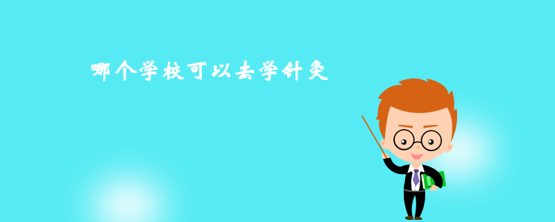 那個學(xué)?？梢匀W(xué)針灸