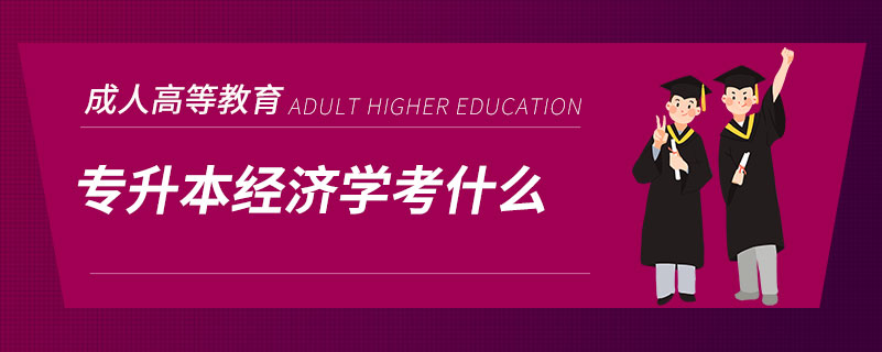 專升本經濟學考什么