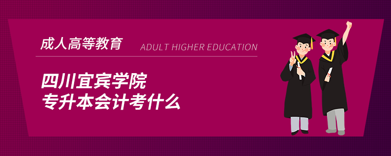 四川宜賓學(xué)院專(zhuān)升本會(huì)計(jì)考什么