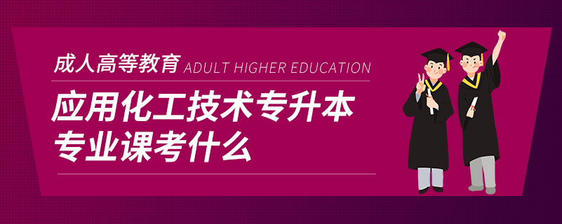 應(yīng)用化工技術(shù)專(zhuān)升本專(zhuān)業(yè)課考什么