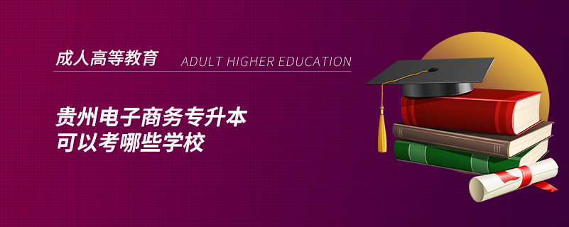 貴州電子商務(wù)專升本可以考哪些學校