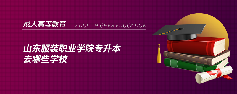 山東服裝職業(yè)學院專升本去哪些學校