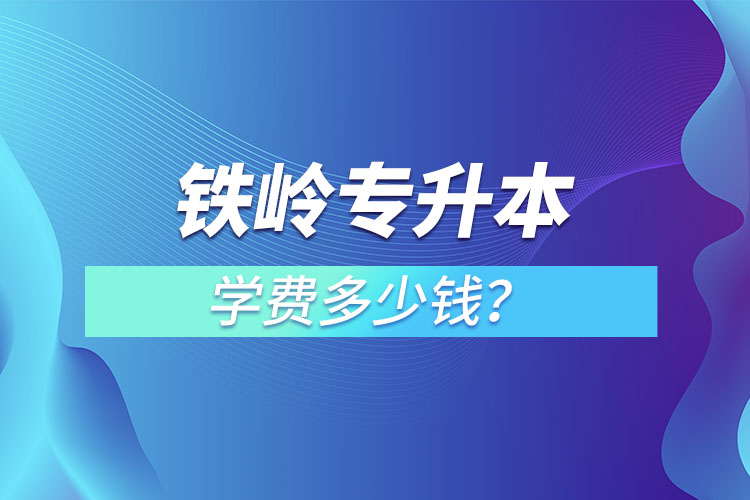 鐵嶺專(zhuān)升本學(xué)費(fèi)大概多少錢(qián)一年？