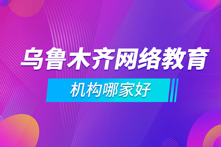 烏魯木齊網(wǎng)絡教育機構哪家好
