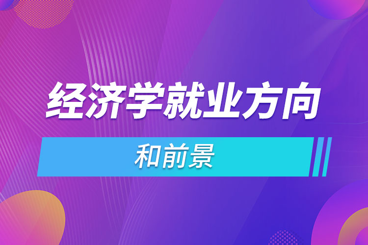 經濟學就業(yè)方向和前景