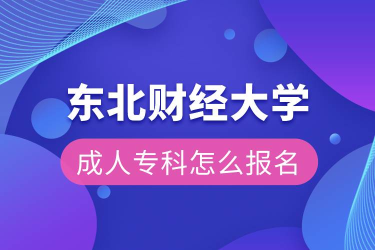 東北財(cái)經(jīng)大學(xué)成人專(zhuān)科怎么報(bào)名