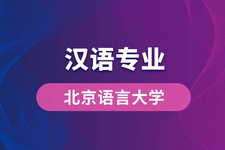北京語(yǔ)言大學(xué)漢語(yǔ)專業(yè)怎么樣？